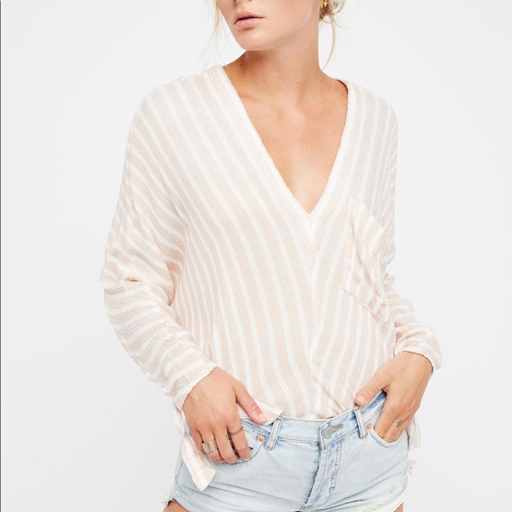 Free People Morning Striped Dolman
